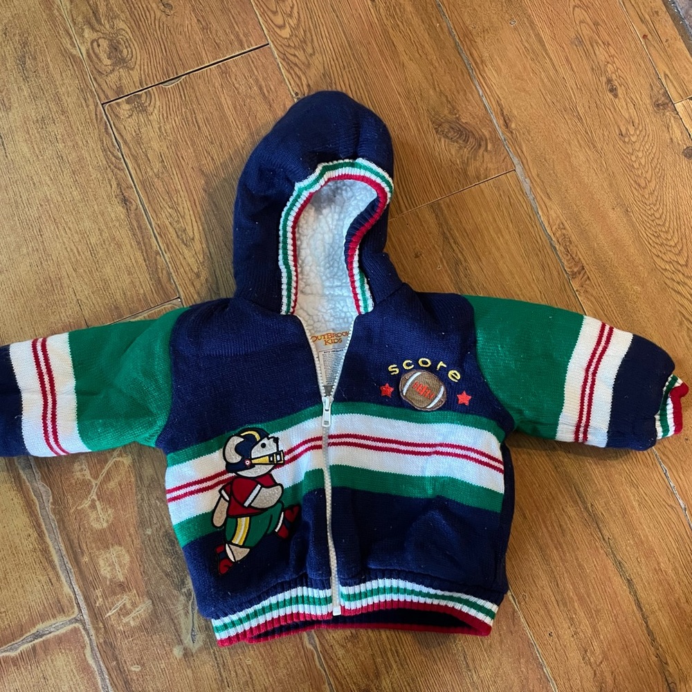 Vintage Sweater Jacket by Outbrook Kids~ size boys 18 months
